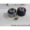 Jeu 2 galets tendeur + enrouleur courroie distribution (non incluse) Gates K015523XS pour citroen berlingo C15 jumpy xsara fiat 
