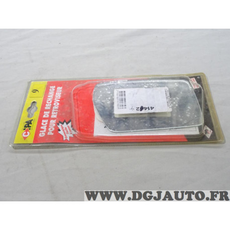 Miroir glace vitre de retroviseur avant droit Cipa N°9 41442 pour citroen xantia 