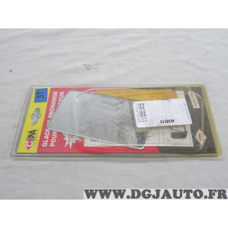 Miroir glace vitre de retroviseur avant gauche Cipa N°37 41811 pour mercedes 190 classe E W124 W201 