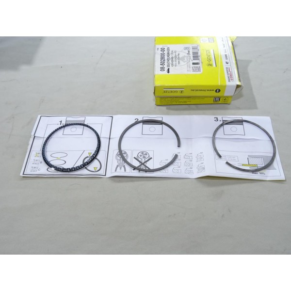 1 Jeu de segments de pistons moteur Goetze 08-502800-00 pour seat cordoba 1 2 I II ibiza 2 3 II III inca arosa skoda felicia 1 2