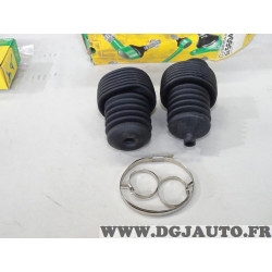 Kit 2 soufflets cremaillere de direction MGA DA5604 pour renault 19 21 R19 R21 espace 1 2 I II trafic 1 express clio 1 super 5 