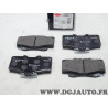 Jeu 4 plaquettes de frein avant montage sumitomo Delphi LP854 pour toyota 4runner hilux 5 V