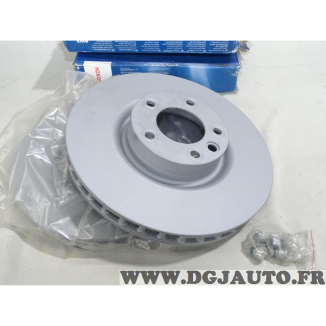 Jeu 2 disques de frein avant ventilé 368mm diametre Bosch BD1720 0986479A33 pour porsche cayenne volkswagen touareg 