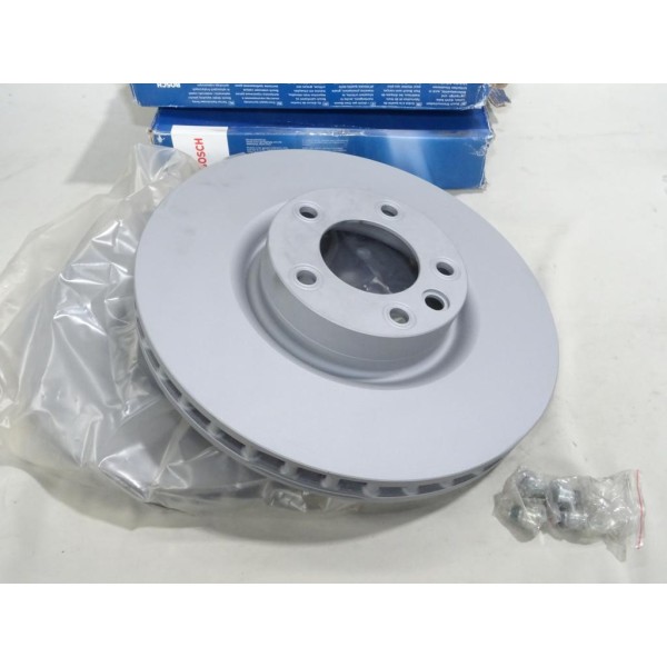 Jeu 2 disques de frein avant ventilé 368mm diametre Bosch BD1720 0986479A33 pour porsche cayenne volkswagen touareg 