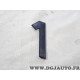 Lot 96 reglettes plastique 1 Tiflex 75mm 009095 plaque immatriculation 