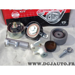 Jeu 3 galets tendeurs + enrouleur courroie de distribution (non incluse) Gates K045520XS pour audi A4 A6 A8 skoda superb 1 volks