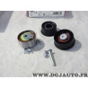 Jeu 3 galets tendeur + enrouleurs courroie de distribution (non incluse) Gates K015499XS pour opel astra G zafira A 1.4 1.6 1.8