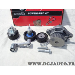 Ensemble 4 galets tendeurs + enrouleurs + pompe à eau (courroie de distribution non incluse) Gates KP15565XS-1 pour seat toledo 