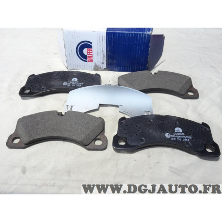 Jeu 4 plaquettes de frein avant montage brembo Galfer G1201079 B1.G120-1079.2 audi e-tron GT bentley flying porsche cayenne pana