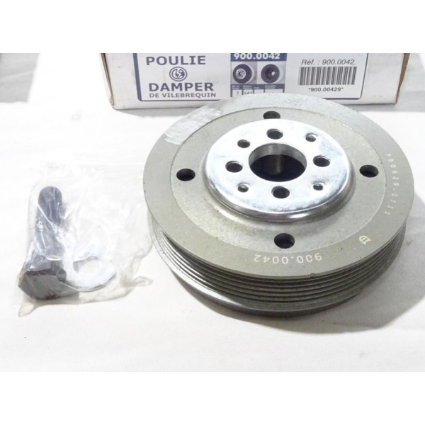 Poulie damper de vilebrequin 143mm 7 gorges Jovil 900.0042 pour audi A4 A6 skoda superb volkswagen bora golf 4 IV passat B3 B4 1