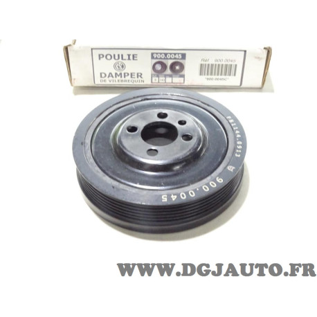 Poulie damper de vilebrequin 143mm 6 gorges Jovil 900.0045 pour audi A3 A4 seat alhambra altea toledo volkswagen golf new beetle
