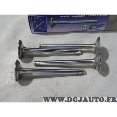 Jeu 4 soupapes echappement Chromium forge 1054 pour citroen BX ZX visa peugeot 205 305 309 405 1.6 1.9 dont GTI 