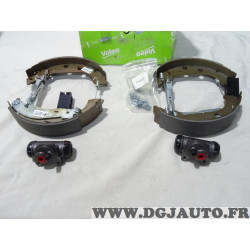 Kit frein arriere prémonté 228x42mm montage bendix Valeo 554646 pour peugeot 405 