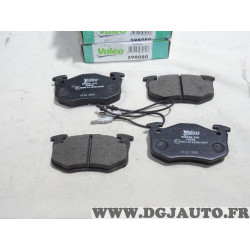 Jeu 4 plaquettes de frein avant montage bendix Valeo 598080 pour renault super 5 express clio 1 twingo 1 