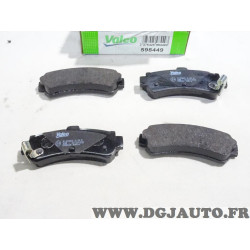 Jeu 4 plaquettes de frein arriere montage akebono Valeo 598449 pour nissan almera N15 200SX 200 SX S14 