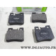 Jeu 4 plaquettes de frein arriere montage teves Valeo 598272 pour mercedes 190 W201 classe C E SL SLK CLK W124 W202 R129 R170 C2