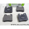 Jeu 4 plaquettes de frein arriere montage teves Valeo 598272 pour mercedes 190 W201 classe C E SL SLK CLK W124 W202 R129 R170 C2