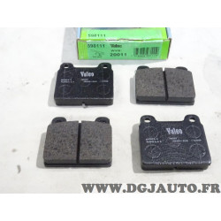 Jeu 4 plaquettes de frein avant montage teves Valeo 598111 pour alfa romeo spider 1750 2000 bedford blitz ferrari 208 308 mondia