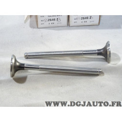 Lot 2 soupapes echappement Corteco 2646Z pour peugeot 104 204 304 diesel 