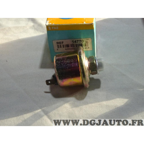 Sonde capteur pression 24V huile FAE 14770 pour renault trucks poids lourd 