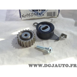 Jeu 2 galets tendeur + enrouleur courroie de distribution (non incluse) Hutchinson KH156 pour ford sierra 2 II mondeo 1 escort 4