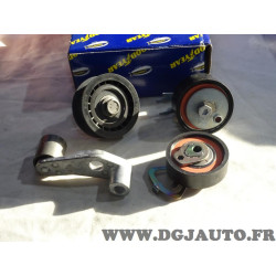 Jeu 4 galets tendeurs + enrouleurs (courroie de distribution non incluse) Goodyear K1G1429H pour seat toledo 2 II leon 1 volkswa