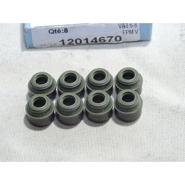 Lot 8 joints queue de soupape Corteco 12014670 pour citroen C2 C3 C4 saxo berlingo 1 xsara peugeot 106 206 207 307 308 405 1007 