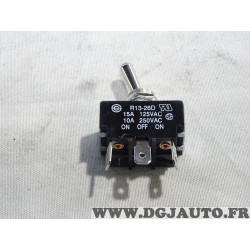 Interrupteur 15A 10A on/off/on RJ R13-28D 