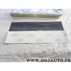 Lot 140 adhesifs plaque immatriculation 520x110mm 10 gris + 130 jaune SIV 6AA20 