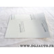 Lot 40 adhesifs plaque immatriculation carat 170x120mm SIV 6AB03 