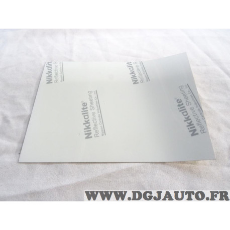 Lot 40 adhesifs plaque immatriculation carat 170x120mm SIV 6AB03 