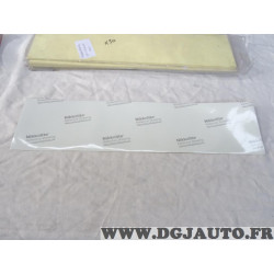 Lot 50 adhesifs jaune plaque immatriculation 520x120mm SIV 6AA21 