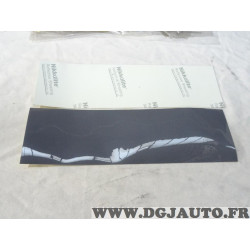 Lot 46 adhesifs plaque immatriculation carat 275x75mm gris + jaune SIV 6AB10 