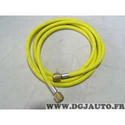 Durite tuyau flexible jaune de charge F3/8 SAE 2.50M Da silva FA2420J pour appareil climatisation 