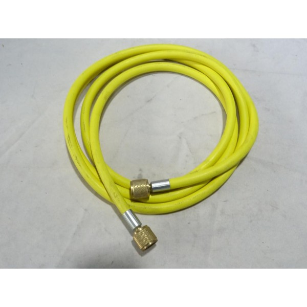 Durite tuyau flexible jaune de charge F3/8 SAE 2.50M Da silva FA2420J pour appareil climatisation 