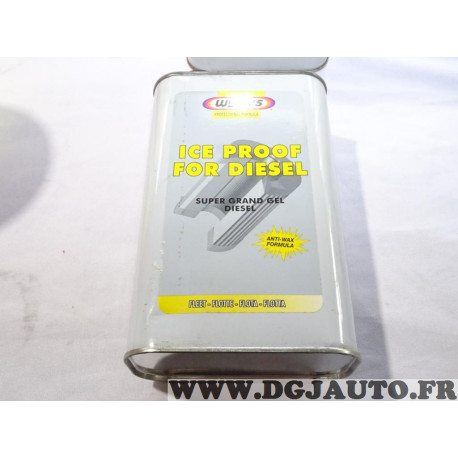 Bidon 1L 1 litre additif diesel gazoil hiver anti-wax Wynn's PN90795 ice proof 