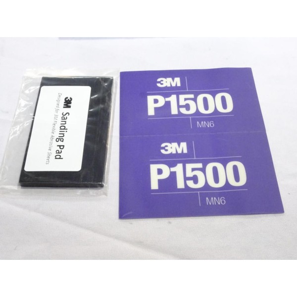 Boite 25 bandes abrasive poncage P1500 140x171mm 3M 34343 