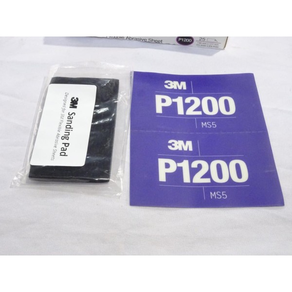 Boite 23 bandes abrasive poncage P1200 140x171mm 3M 34342 