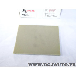 Boite 20 bandes éponge abrasive carrosserie 115x139mm 3M 02600 