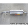 Silencieux echappement arriere Bosal 135117 pour citroen C3 1.6HDI 1.6 HDI diesel