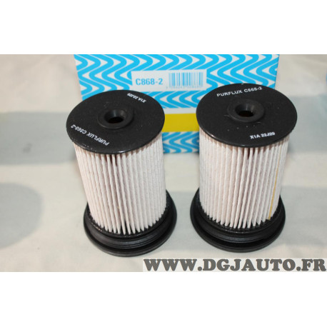 Lot 2 filtres à carburant gazoil Purflux C868-2 pour chevrolet captiva opel antara 2.0CDTI 2.2CDTI 2.0 2.2 CDTI diesel 