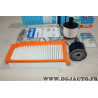 Pack filtres Purflux N°3 huile + air + gazoil + habitacle LS933 + A1569 + C826 + AH405 pour renault captur clio 4 IV 1.5DCI 1.5 