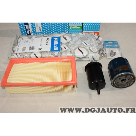 Pack filtres Purflux N°2 huile + air + gazoil + habitacle LS923 + A1334 + EP202 + AH245-2 pour citroen C3 DS3 peugeot 208 2008 1