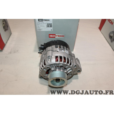 Alternateur 80A (petit eclat plastique aucune incidence) isotech IA6668* pour citroen xantia jumpy berlingo xsara ZX evasion fia