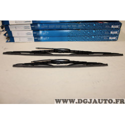 Jeu 2 balais essuie glace 650MM + 450MM avec gicleurs Bosch 651 3397118321 pour renault espace 3 III avantime 