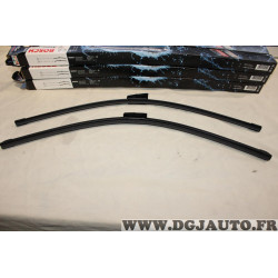 Jeu 2 balais essuie glace souple aerotwin 700MM + 700MM Bosch A976S 3397118976 pour citroen C6 peugeot 407 