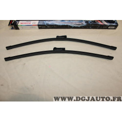 Lot 2 balais essuie glace 600mm + 530mm souple aerotwin Bosch A430S 3397007430 pour land rover range rover evoque L538 volkswage
