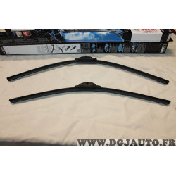 Jeu 2 balais essuie glace 650mm + 550mm souple aerotwin Bosch A957S 3397118957 pour renault scenic 2 II 