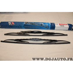 Lot 2 balais essuie glace 550MM + 550MM avec gicleurs Bosch 405 3397005800 pour peugeot 405 