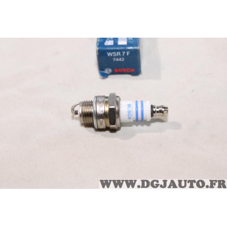 Bougie allumage tronconneuse debroussailleuse tondeuse Bosch WSR7F 0242235351 pour suzuki équivalent BPMR6A 